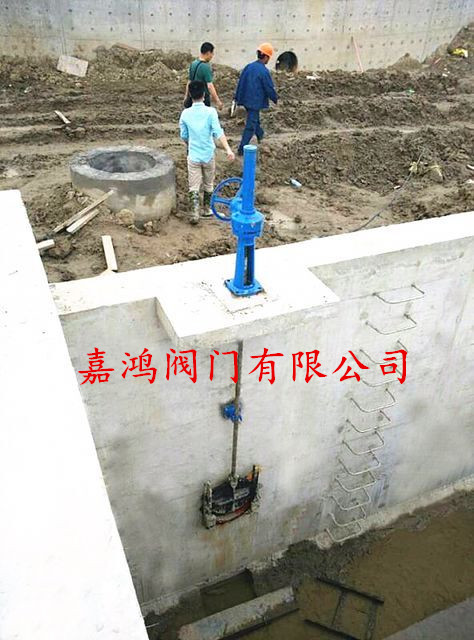 重慶巴南污水處理廠(chǎng)鑄鐵閘門(mén)安裝